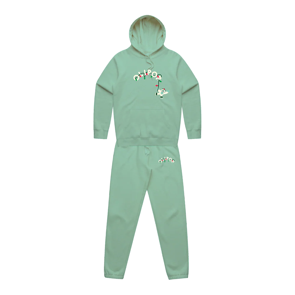 Green Holiday Sweatsuit